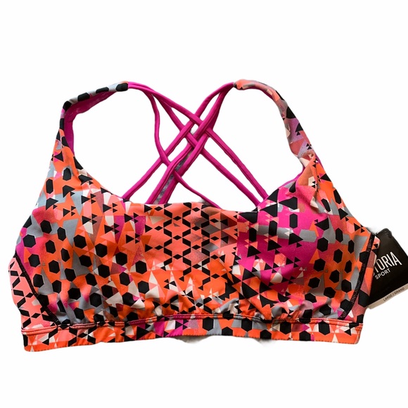 Victorias Secret Sport Strappy Back Sports Bra L - Picture 1 of 10